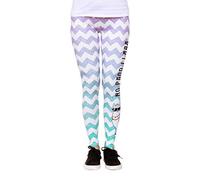 cosey Women's Bunte bedruckte Tiermuster Leggings, No Prob-Lama, One Size