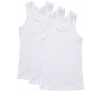 COSHAL® 3 Boys Vests 100% Cotton Childrens Vests White Sleeve-Less Plain Undershirts Slim Fit Summer Top Vest Every-Day wear, Kids Back to School Boys Girls Vest 12-13 Yrs