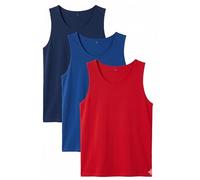 COSHAL® 3 Mens Cotton Vests Tank Tops Sleeveless Undershirts, Breathable, Slim Fit, Summer Top Vest Everyday Athletic wear, Comfortable Men Dry-Fit Workout me Shirts Vest Assorted M