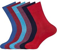 COSHAL® 6 Diabetic socks for Women's wide Honeycomb Socks soft top cuff Ankle Non Elastic Grip Diabetic friendly Soft Toe for sensitive feet Legs Non-Binding Circulatory Size(4-7) Mix Colours