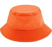 COSHAL® Kids Bucket Hat Reversible Unisex Hat Boys Girls Cotton Fishing Hats for Camping, Hiking, Traveling, Baseball Cap, Football Summer Beach Sun Hat Plain Colours Bucket Red