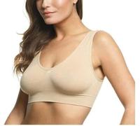COSHAL® Womens Seamless Fitness bra's Yoga Running Bra Women Push Up Support Bra Sports Bralette Women's Everyday Bra Nude, L