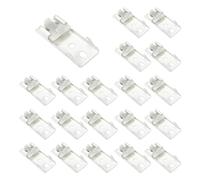 Coshar 20pcs Ceiling Mount Curtain Rail Bracket Curtain Track Mounting Hardware