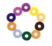 Coshar 20pcs Colorful Cymbal Stacker Replacements, Protect and Fix the Cymbal, Universal for Any Cymbal