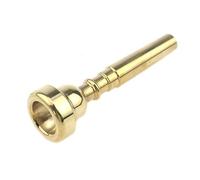 Coshar Trumpet Mouthpiece Type 5C Mouthpiece Replacement for Trumpet Musical Instruments for Beginners and Professional Players, Brass(Gold)