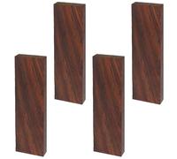 Coshar Wood Carving Blanks Rose Wood Hardwood Lumber Handle Plate Material for DIY Music Instrument Tools Pen Turning Supplies DIY Crafts,4Pcs