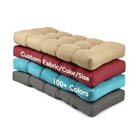cosi-coussin Custom Size Bench Cushion - Waterproof, Non-Slip Indoor/Outdoor Patio Furniture, Comfort High-Resilience Foam Garden Bench Cushion with Fade-Resistant, Window Seat Cushion