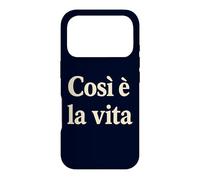 Così è la vita That’s Life Italian Quote Phrase Retro Case for iPhone 17 Pro