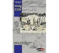 Così fan tutte KV 588 Wolfgang Amadeus Mozart Schott Music