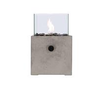 Cosi Fires - Cosiscope Gas Lantern Cement Square - Gas Lantern - Cement - 20 x 20 x 39 cm - Grey