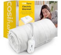 Cosi Home Double Electric Blanket - Premium Microfleece Soft Touch, Heated Fitted Mattress Underblanket, Cover, Bed Warmer Pad - 3 Heat Settings & Machine Washable - 120 x 135cm