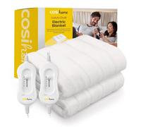 Cosi Home® Double Electric Blanket - Premium Heated Fitted Mattress Underblanket, Cover, Bed Warmer Pad - with Dual Controls - 3 Heat Settings & Machine Washable - 137 X 160cm