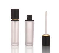 COSIDEA 30PCS Empty Black thick Lip Gloss Tubes 8ml lipgloss Tube with Wand Applicator for Lip oil tint bottles container small business