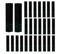 COSIDEA 50 PCS Empty Black Lip Gloss Boxes W21 xW21 xH121mm / 0.83*0.83*4.76 inch, Cosmetic Perfume / Mascara Box Packaging for Small Business Wholesale, small Kraft Paper Box Luxury Holder Wrapping