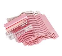COSIDEA 50 PCS Empty Pink Lip Gloss Boxes W21 xW21 xH121mm， Cosmetic Perfume/Mascara Box Packaging, small Kraft Paper Box Luxury Holder Wrapping