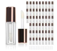 COSIDEA 52pcs Empty Rosegold 0.8ml mini lip gloss tubes Sample size lipgloss containers for sample sack lip oil DIY wholesale