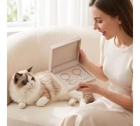 Cosiesnest 2 Pcs Cat Fur Keepsake Keyring Set Cat Hair Storage Bottle Cat Hair Memorial Keepsake Holder Pet Hair Container Keychain Cat Lover Collecting Gift & Memorial Gifts for Cats dog Lover