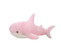 Cosiesnest 28cm Plush Shark Pillow, Stuffed Animal Toys, Soft Cuddly Shark Plush Toy, Comfortable Sleeping Pillow Back Cushion for Kids Boys Girls Gift Room Decoration (Pink)