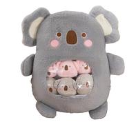 Cosiesnest Koala Stuffed Animal Plush Toy 1 PCS 40*50cm Soft Toy + 6 PCS Mini Plush Toys Plushies Koala Plush Cuddly Toy Hug a Lumps Gifts for Girls Boys