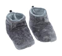 Cosiki 1 Pair Heated Slippers 5 Level Heating Temperature, Warm Velvet Non Slip Electric Foot Warmer for Home Office, Easy to Put on and Take Off, Size 12x18x31cm