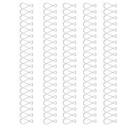 Cosiki 100Pcs Galvanized Steel Hanging Hook, Ceiling Clips with Rebound Design, Decoration Clips for Home, Office, Classroom & Party Decorations