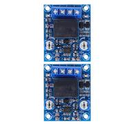 Cosiki 2PCS 12V Battery Undervoltage Protection Module, Power Off Protection Switch with Knob Adjustment, Ideal for Electrical Equipment