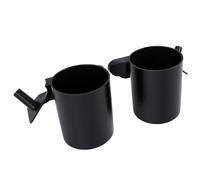 Cosiki 2pcs Dashboard Cup Holder Set, Durable Black Drink Holder, Keep Your Cabin Organized for Model Y, Easy Installation, ABS Material