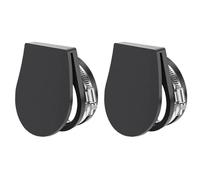 Cosiki 3 Inch Marine Thru Hull Exhaust Guard with Stainless Steel Clamp for Boat Exhaust System Protection for Boats Yachts Rubber