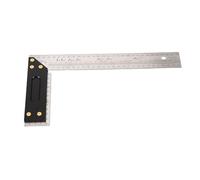Cosiki 300mm Woodworking Square Ruler, 90 Degree Right Angle Ruler Carpenter Square Layout Tool, L Shaped Framing Squares Measuring Tool for Engineer & Carpenter