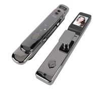 Cosiki 3D Face Recognition Smart Lock, Fingerprint Keyless Entry Door Lock with Camera, WiFi Digital Aluminum Mortise Locks for Front Door, Password Card Access Auto Face