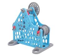 Cosiki 3D Printer Filament Respooler, Hand Crank Detachable Modular 1kg Filament Rewinder with Portable Design for 3D Printing Welding Textile Crafts