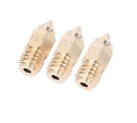 Cosiki 3PCS 0.6mm Brass Nozzles for Ender 5 Maximum 3D Printer, Wear Resisting High Speed Printing Nozzle Set with Glossy Inner Wall, Ideal for PLA, ABS, PETG, TPE, TPU & PC Filaments