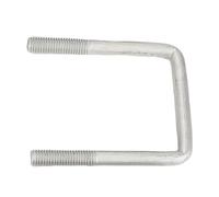 Cosiki 4Pcs 8 Inch Galvanized Top Bunk Bracket Kit, Boat Trailer Bunk Brackets with Hardware Fits 1.5" X 3", 2" X 3", Crossmember for Fishing Boat