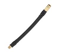 Cosiki 6.3in Tire Inflator Extension Hose Efficient Easy Inflation for Electric Inflator Fits Motorcycle Automobile