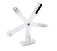 Cosiki 8 in 1 Cat Eye Nail Magnet Tool, Innovative Starfish Design for Stunning Nail Art Effects, Ideal for Enthusiasts, Silicone Handle, 1 Piece (White)