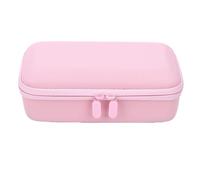 Cosiki Action Camera Handbag Durable Shock Proof Portable Case for Outdoor Travel and Adventure Fit for Action 6 PU Material (Pink)
