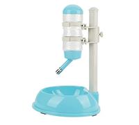Cosiki Adjustable Dog Bowl Food Dispenser for Pets Durable Safe Eco-friendly 500ml 1,800g Drinker Feeder for Different Size Dogs (Blue)