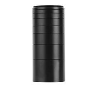 Cosiki Aluminum Alloy Lens Extension Tubes Durable for Astronomy Telescope Accessory, 8PCS Set for Photography Enthusiasts