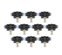 Cosiki Aquarium Check Valve, Air Valve Air Controllers Regulators 10 Pcs/set Push In Speed Controller Check Aquarium for Fish Tanks