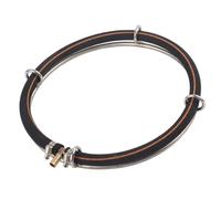 Cosiki Aquarium Round Air Bubble Diffuser Ring for Oxygenating Water Ideal for Fish Pond, Durable Copper Material for Aquatic Life Enthusiasts (Single circle diameter 25cm)