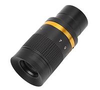 Cosiki Astronomical Telescope Zoom Eyepiece Wideband Green Film Coating for Moon Planets Nebulae Observation 1.25 Inch Black