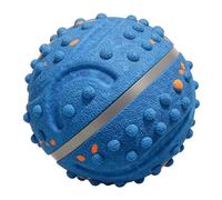 Cosiki Automatic Moving Dog Toy, Interactive Self Rolling Ball with Flashing Lights for Small Medium Dogs, Rechargeable Smart Chew Toy for Puppies (Blue)