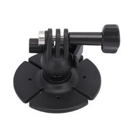Cosiki Ball Head, Powerful Adhesive Base with 360 Degree Rotating & Two Prong Adapter, Ideal for Action Camera Mount on Car, Helmet, Motorcycle & Desktop