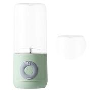 Cosiki Blender Cup, Smoothie Maker with Portable Blender Juicer 6 Blades USB Rechargeable Fruit Mixer Juicer Cup Maker Electric Bottle for Home Kitchen Outdoor (Matcha Green)