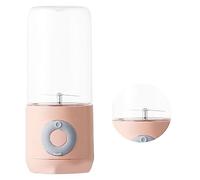 Cosiki Blender Cup, Smoothie Maker with Portable Blender Juicer 6 Blades USB Rechargeable Fruit Mixer Juicer Cup Maker Electric Bottle for Home Kitchen Outdoor (Pink)