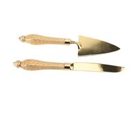 Cosiki Cake Pie Cutting Set, Modern Aesthetics and Elegant Design, Food Grade Zinc Alloy, for Weddings, Family Dinners, Valentines Day (Type 1)