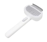 Cosiki Cat Brush, Self Cleaning Dog Grooming Brush for Shedding, Massaging & Grooming, Ergonomic Portable Pet Comb with Stainless Steel Needles for Long Hair Cats & Dogs