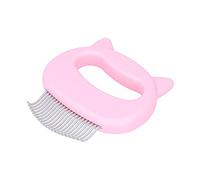 Cosiki Cat Combs For Indoor Cats, Matted Fur Remover Hair Shell Comb Pet Grooming Tool Deshedding Dematting Brush Deshedding For Long and Short Hair Dog Puppy Bunny (Pink)