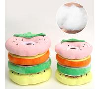 Cosiki Cat Cone Collar Cute Fruit Prevents Licking for Surgery Recovery Kitty Pets Plush Pink
