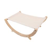 Cosiki Cat Hammock Comfortable Breathable Swing Bed for All Seasons for Kitten Wooden Frame